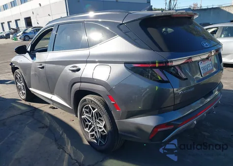 2024 Hyundai Tucson Hybrid N Line из США, поврежденный, VIN KM8JFCD16RU171232